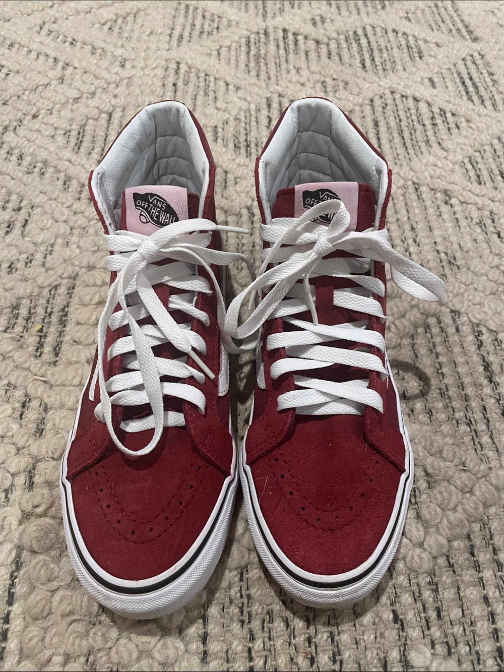 Vans Maroon High Tops